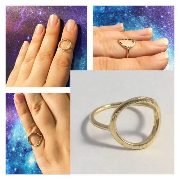 💙💎GRATEFUL💙MAKER💎💙 Jewelry - NEW!💙💎💛MODERN! MINIMALIST GOLDEN RING!💛💎💙6.5